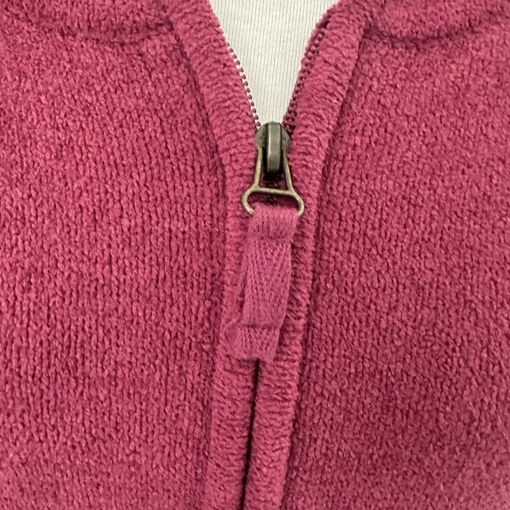 Life is Good Sweater Womens XL Pink Chenelle Hooded Full Zip Soft Cozy - Picture 2 of 9